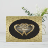 50e Jubileum Uitnodiging Kaart (Staand voorkant)