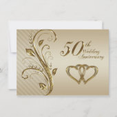 50e Jubileum Uitnodiging Kaart (Voorkant)