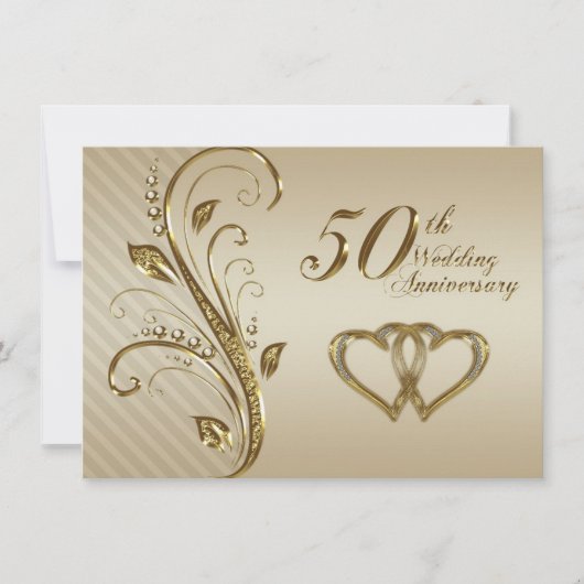 50e Jubileum Uitnodiging Kaart (Voorkant)