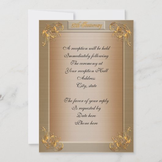 50e Jubileum Uitnodiging tot herroeping (Achterkant)