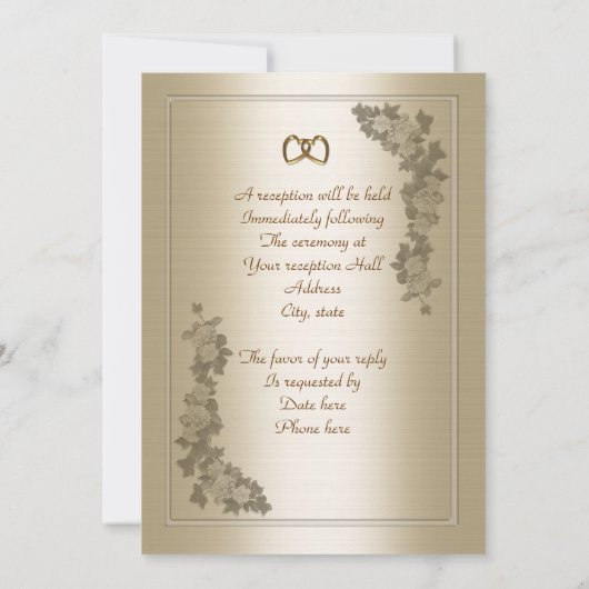 50e Jubileum Uitnodiging tot herroeping (Achterkant)