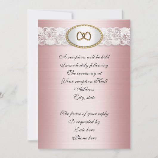 50e Jubileum Uitnodiging Traditioneel (Achterkant)