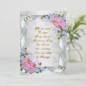 50e Jubileum uitnodiging voor ouders (Staand voorkant)