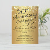 50e Jubileum Uitnodigingen (Staand voorkant)