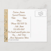 50e Jubileum  uitnodigingen Briefkaarten (Achterkant)