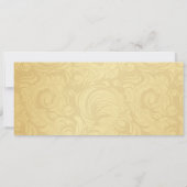 50e Jubileum Uitnodigingen -  Gold Damask (Achterkant)
