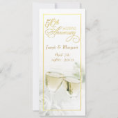 50e Jubileum-uitnodigingen voor bruiloft - Uitnodi Kaart (Voorkant)