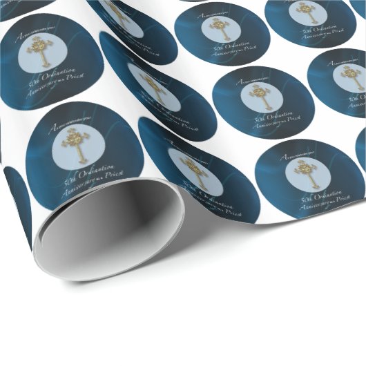 50e Jubileum van de Orde van Pristen Cadeaupapier (Rol Hoek)