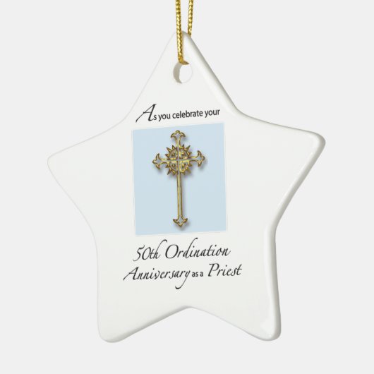 50e Jubileum van de Orde van Pristen Keramisch Ornament (Links)