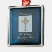 50e Jubileum van de Orde van Pristen Metalen Ornament (Links)