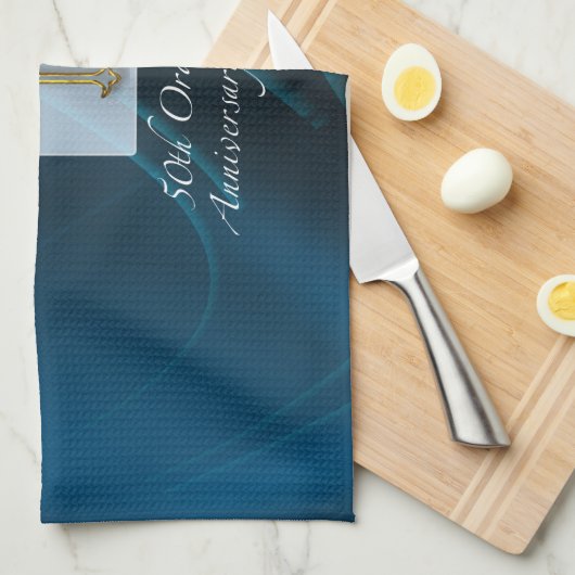 50e Jubileum van de Orde van Pristen Theedoek (Quarter Fold)