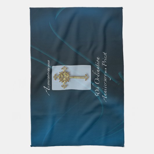 50e Jubileum van de Orde van Pristen Theedoek (Verticaal)