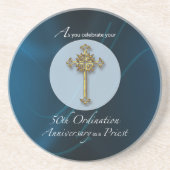 50e Jubileum van de Orde van Pristen Zandsteen Onderzetter (Voorkant)