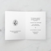 50e Jubileum van de priesterwijding Agnus Dei Kaart (Binnen)