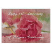 50e Jubileum van het Roos van de godsdienstvrijhei Snijplank (Voorkant)