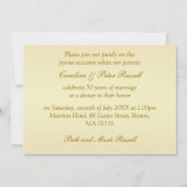 50e Jubileum van het Weddenschap met witte robots Kaart (Achterkant)