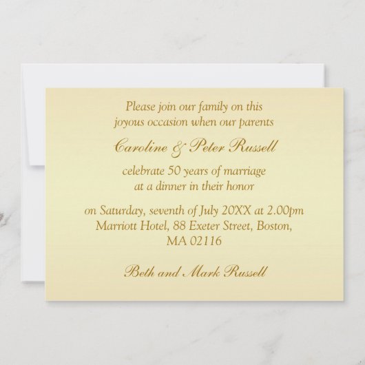 50e Jubileum van het Weddenschap met witte robots Kaart (Achterkant)