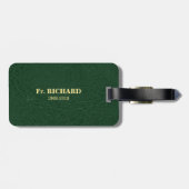  50e Jubileum van Ordination Green Bagagelabel (Achterkant horizontaal)