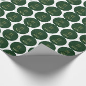  50e Jubileum van Ordination Green Cadeaupapier (Hoek)