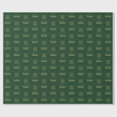  50e Jubileum van Ordination Green Cadeaupapier (Vlak)