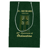 50e Jubileum van Ordination Green Medium Cadeauzakje (Achterkant)