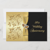 50e Jubileum verenigd harten 3 Uitnodiging (Voorkant)