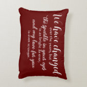 50e Jubileum voor bruiloft Accent Kussen (Achterkant (Verticaal))