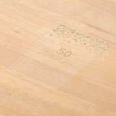 50e Jubileum voor bruiloft Acryl Uitnodigingen (Laagn)