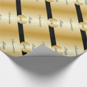 50e Jubileum voor bruiloft Cadeaupapier (Hoek)