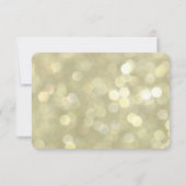 50e Jubileum voor bruiloft Champagne Bubbles RSVP (Achterkant)