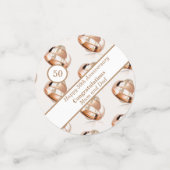 50e Jubileum voor bruiloft Confetti (Kleine voorkant)