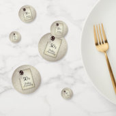 50e Jubileum voor bruiloft Confetti (Groep)