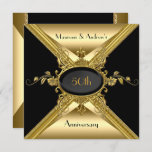 50e Jubileum voor bruiloft Elegant Gold Golden Kaart<br><div class="desc">Art Deco 50th Jubileum Gold Golden Heart Black. 50e Jubileum Gold op gouden gouden gouden zwarte. Elegant. Zizzago maakte dit ontwerp Copyrighted Deze Ontwerpstijl is Copyrighted © Inhoud en Design © 2000-2014 Zizzago™ (Merk) en het is licentiegevers</div>