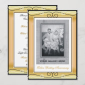 50e Jubileum voor bruiloft Kaart (Voorkant / Achterkant)