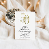 50e Jubileum voor bruiloft Kaart