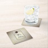 50e Jubileum voor bruiloft Kartonnen Onderzetters (Insitu)