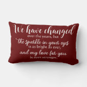 50e Jubileum voor bruiloft Kussen (Achterkant)