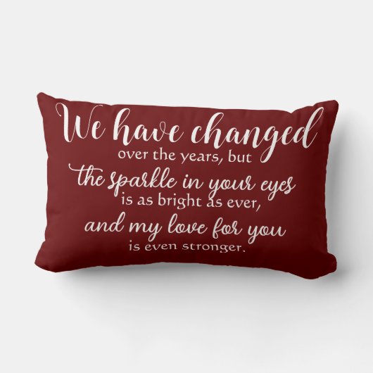 50e Jubileum voor bruiloft Kussen (Achterkant)