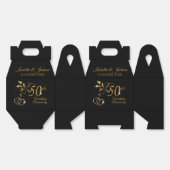 50e Jubileum voor het weddenschap met de Golden Bedankdoosjes (Ongevouwen)