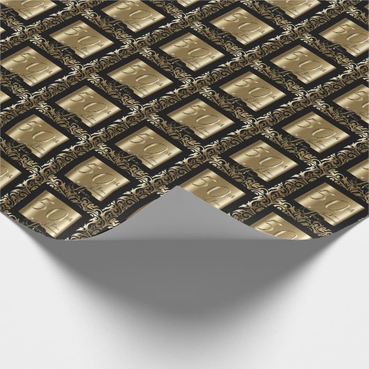 50e Jubileum voor het weddenschap met de Golden Cadeaupapier (Hoek)