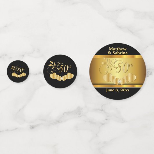 50e Jubileum voor het weddenschap met de Golden Confetti (Voorkanten)