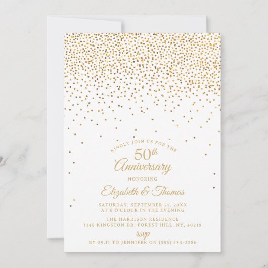 50e Jubileum voor het weddenschap met de Golden Kaart (Voorkant)