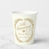 50e Jubileum voor het weddenschap met de Golden Papieren Bekers (Voorkant)