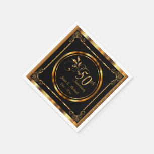 50e Jubileum voor het weddenschap met de Golden    Servetten