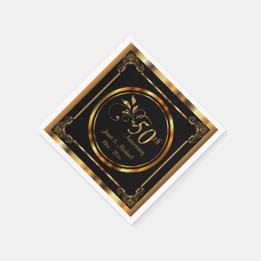 50e Jubileum voor het weddenschap met de Golden |  Servetten (Hoek)