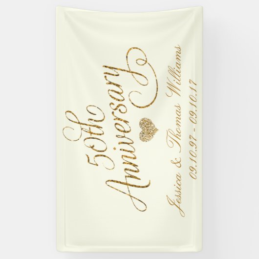 50e Jubileum voor het weddenschap met de Golden Spandoek (Verticaal)