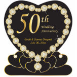50e Jubileum voor het weddenschap met de Golden |  Staand Fotobeeldje<br><div class="desc">Vrijstaande Jubileum Cutout. Kies uw grootte. ⭐ Dit product is 100% . Grafiek en/of tekst kunnen worden toegevoegd, verwijderd, verplaatst, aangepast, omringd, geroteerd, enz. ⭐ 99% van mijn design in mijn winkel wordt in lagen gedaan. Dit maakt het voor u gemakkelijk resize en beweegt de grafiek en de tekst rond...</div>