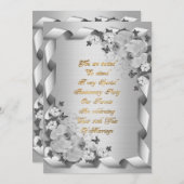 50e Jubileum voor ouderenuitnodiging Kaart (Voorkant / Achterkant)