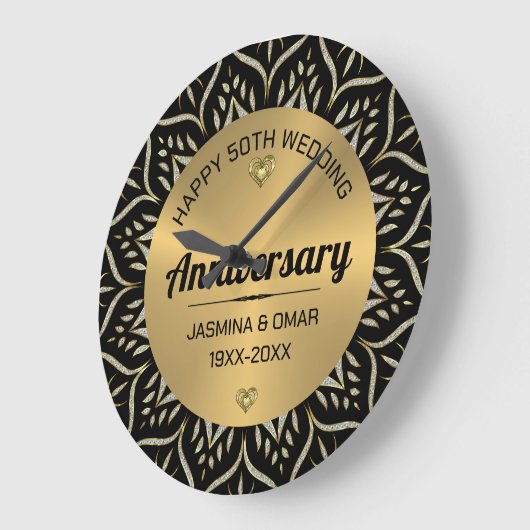 50e Jubileum voor weddenschappen, goud en diamante Grote Klok (Hoek)