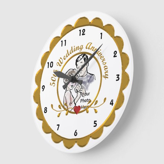50e Jubileum wandklok (Hoek)